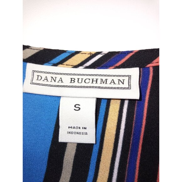 Dana Buchman Blue Pink Striped Tank Top Size Small - Picture 6 of 8